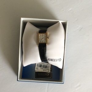 Seiko Leather Watch